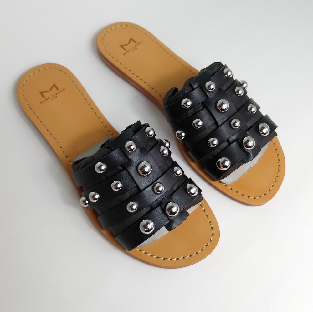 New Marc Fisher Pava Slide Sandal